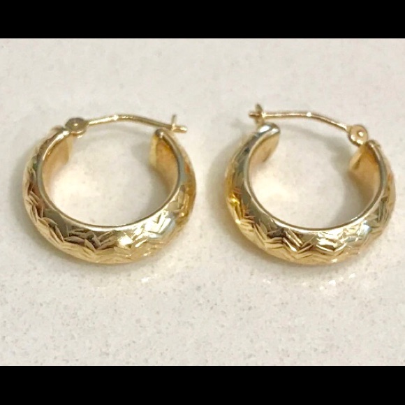 14k Solid Gold Earrings